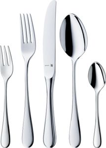 WMF Kent Besteckset 6 Personen, 30 teilig, eingesetzte Messerklinge, Cromargan protect Edelstahl poliert, glänzend, kratzbeständig, spülmaschinengeeignet WMF Kent Besteckset 6 Personen, 30 teilig, eingesetzte Messerklinge, Cromargan protect Edelstahl poliert, glänzend, kratzbeständig, spülmaschinengeeignet