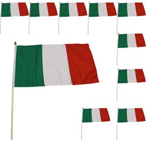Autofahne 2er Set Italien Scheibenflagge Italienfahne Fussball Italy WM EM NEU 