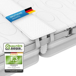 FLIPLINE Matratzenbrücke 200x18cm - mit Transporttasche & Gurt für sicheren Halt