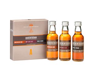 Auchentoshan Gift Collection Single Malt Scotch Whisky | 40 - 43 % vol | 3 x 0,05 l | insgesamt 0,15 l