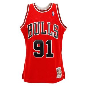 Mitchell & Ness HWC Swingman Jersey Chicago Bulls Road 1997-98 Dennis Rodman red L