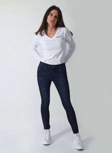 MOD JEANS ELLEN SKINNY FIT stretchy blue jogg AU23-2002.3678 W28 L34