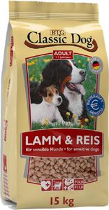 Classic Dog Jagnięcina z ryżem 15kg