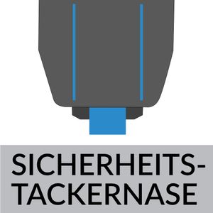 Monzana Elektrotacker mit Softgrip 2in1 inkl. 400 Klammern & 100 Nägeln 30 Schüsse pro Minute Sicherheitsnase Tacker