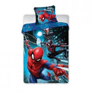 Spiderman Bettwäsche Baumwolle Kopfkissen Bettdecke Marvel 140x200