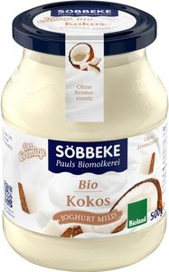 Söbbeke Joghurt mild Kokos 7,5% Fett - Bio - 500g