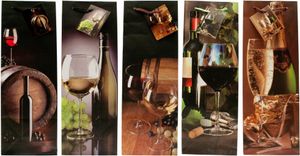 Geschenktüte Flaschentüte Flaschentasche Weinmotive