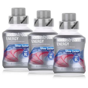 SodaStream Getränke-Sirup ohne Zucker Energy 375ml (3er Pack)