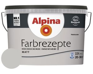 Alpina Wandfarbe Farbrezepte Nebelzauber 2,5 l