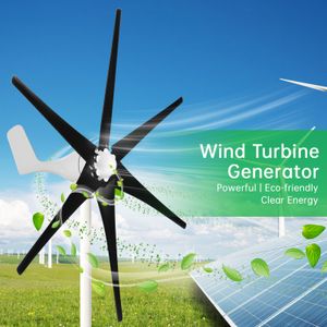 Windturbinengenerator-Kit, 400 W, 12 V, mit 5/6 Fluegeln, Hybrid-Laderegler, 2,0 m/s Startwindgeschwindigkeit, Windkraftgenerator fuer Aussenposten, meteorologische Kommunikation, Basisstationen, Autobahnen