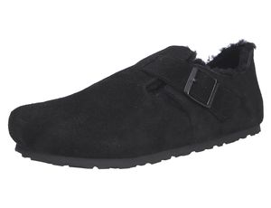 Birkenstock Unisex Hausschuhe, schwarz(shearlingblack (00823)), Gr. 46