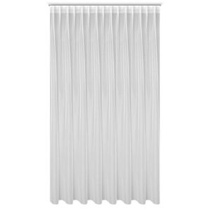 Design 91, Hotová záclona s riasiacou páskou - Tonia biela, lesklá, š. 3 m x d. 2,7 m