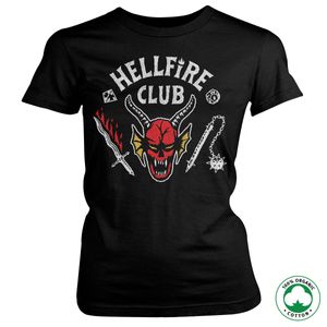 Hellfire Club Organic Girly Tee - Small - Black