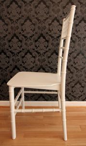 Polycarbonat Designer Stuhl - Ghost Chair Weiß - Acyrl Möbel - Geisterstuhl - Ghost Stuhl