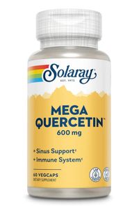Solaray, Mega Quercetin mit Vitamin C, Bromelain und mehr, 600 mg, 60 Veg. Kapseln