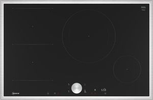 Neff T58STS1L0, N 90, Induktionskochfeld, 80 cm, Schwarz, Mit Rahmen aufliegend