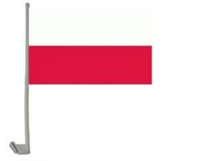 Autoflagge Polen 30 x 40 cm - Autofahne Fahne Flagge Fenster Fensterflagge Fensterfahne Fanflagge Fanfahne Scheibenfahne Scheibenflagge WM EM