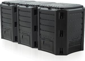 nabbi Zahradní kompostér IKLM1200C 1200 l - Černá