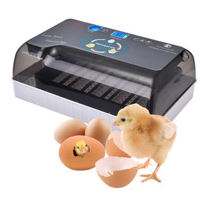 12Eier Inkubator Geflügelinkubator Vollautomatische Brutmaschine mit LED-Anzeige Temperaturgesteuert für Hühnergans Ente Taube Wachtel