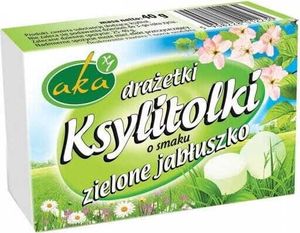 KSYLITOLKI 0% cukru Zelené jablko nanuky 40g AKA
