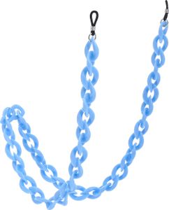 Brillenkette Panzerkette Hellblau