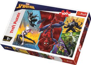 Trefl 16347 Spiderman Kopfüber 100 Teile Puzzle