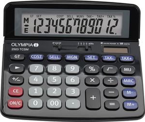 OLYMPIA 2503 TCSM Tischrechner schwarz