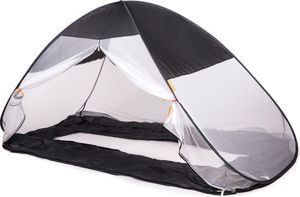 DERYAN Moskytiéra Pop-up stan pre postele 200 × 90 × 110 cm sivá