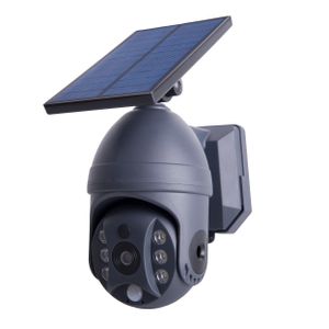 LED Solar Außenwandleuchte "Moho" mit Bewegungsmelder und Security-Kamera- Attra