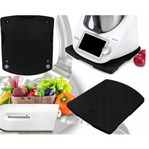 Gleitbrett für Thermomix zubehör TM6 & TM5 aus Buchenholz - EU, Schwarz