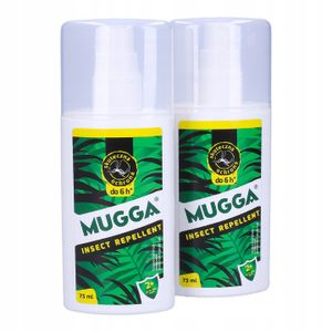 2x Mugga Spray DEET 9,5% gegen Stechmücken und Zecken 75ml