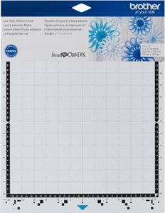 brother CADXMATLOW12 Schneidematte für Schneideplotter leicht klebend 305 x 305 mm (12 x 12 Zoll) für 0,1 - 0,3 mm dickes Material