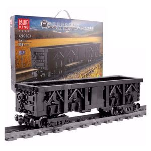 Mould King 12003CX - Historischer Dampf-/Güterwagen für authentisches Spielvergnügen - 838 Teile