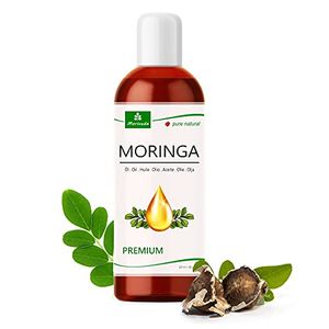 MoriVeda® - Moringa Öl Premium 100ml, kalt gepresst aus Qualitätssamen. 100% Oleifera Qualität. Hautpflege, Haarpflege, Wundpflege, Anti-Aging, Behenöl