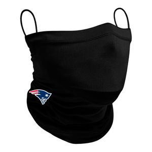 New Era - NFL New England Patriots Neck Gaiter Halstuch Gesichtsmaske - Schwarz : Schwarz One Size Farbe: Schwarz Größe: One Size
