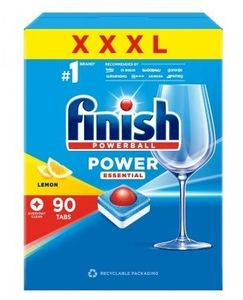 Finish Power Essential tabletki do zmywarki kostki lemon XXXL cytrynowe 90 szt