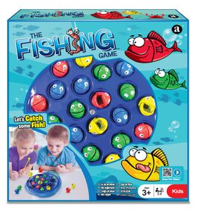 The Fishing Game - Kinderspiel Angel Geschicklichkeit Gesellschaftsspiel - für 2-4 Spieler für Kinder ab 3 Jahren