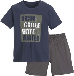 AUTHENTIC LE JOGGER Pyjama 2 er-Pack marine-anthrazit Größe 170/176 AUTHENTIC LE JOGGER Pyjama 2 er-Pack marine-anthrazit Größe 170/176
