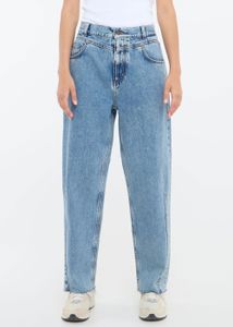 Ball BACammeo Damen Jeans Denim Hose mit Eingrifftaschen Ziernähte Label-Details 100% Baumwolle Loose fit Ball BACammeo Damen Jeans Denim Hose mit Eingrifftaschen Ziernähte Label-Details 100% Baumwolle Loose fit