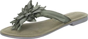 Lazamani Daisy Damen Leder-Zehentrenner Sage Größe 38