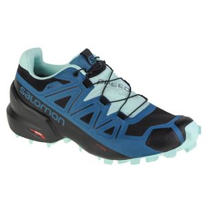 Salomon Speedcross 5 GTX W - GORE-TEX - Dámska bežecká obuv na bežky Turistická obuv Black-Blue 416127 , veľkosť: EU 38 UK 5