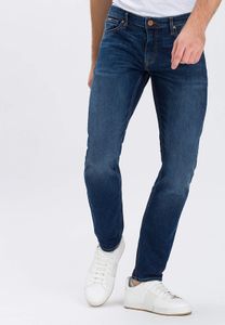 Cross Jeans Herren Slim Fit Jeans Hose E 198-006-DAMIEN dark blue W32/L36