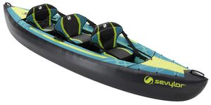 Sevylor Kajak Ottawa Luftboot 2 Personen + 1Kind Schlauchboot Familienkajak Luftkajak Manometer