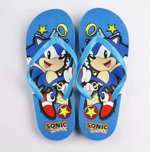 Sonic the Hedgehog Jungen Flip Flops Zehentrenner – Blau / 25/26