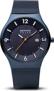 BERING Solar Herrenuhr blau 14440-393