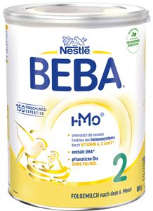Nestlé BEBA 2, Säugling Milch, Babynahrung, Folgenahrung, Folgemilch, Nach dem 6. Monat, Dose, 800 g, 12465048