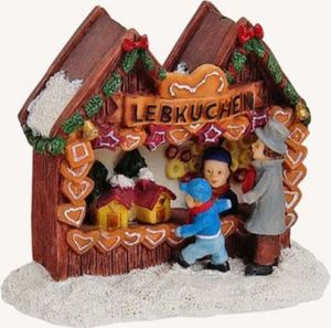 Wurm Figur Weihnachtsdorf - Weihnachtsmarkt Lebkuchen