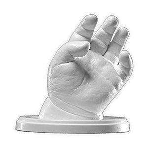 Lucky Hands® 3D Baby Abformset ohne Zubehör | 0-6 Monate | Handabdruck, Gipsabdruck, Fußabdruck (2 - 3 Modelle)