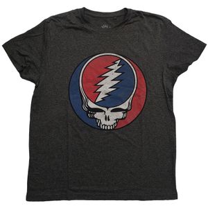 Grateful Dead - "Steal Your Face Classic" T-Shirt für Herren/Damen Unisex RO886 (XXL) (Oliv)