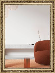 nielsen HOME Wandspiegel Francesca, Gold, Holz, ca. 50x70 cm